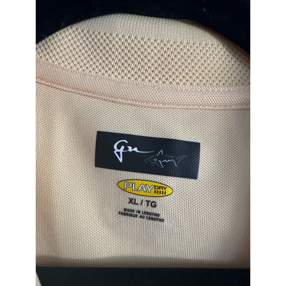 NWOT Women's Greg Normal Butter Yellow Academia Golf Tennis Polo size XL Preppy - Picture 3 of 4